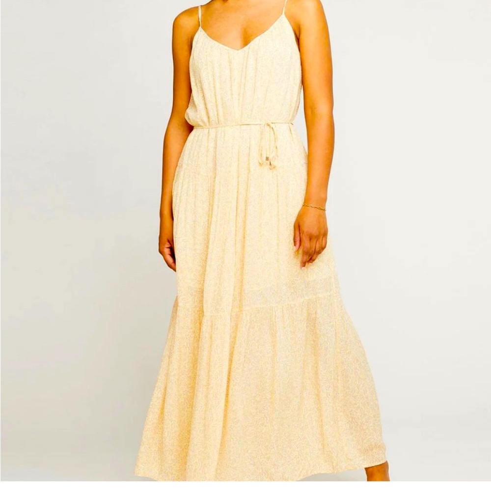Gentle Fawn Parker Maxi Dress- Sunlight Sprig